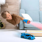 Wall Climbing RC Car with Laser Point Controller and LED Stunt Modes, USB Rechargeable Zanny Home