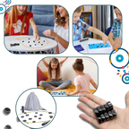 Magnetic Strategy Game with Adjustable Rope Area and 20 Magnets, Portable Set Zanny Home