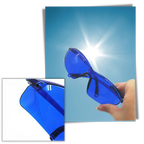 Golf Ball Finder Sunglasses with Blue Contrast Lenses and UV Protection, Case Included Zanny Home