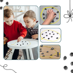 Magnetic Strategy Game with Adjustable Rope Area and 20 Magnets, Portable Set Zanny Home