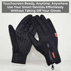 Thermal Gloves with Touchscreen Fingertips and Anti-Slip Palm, Adjustable Wrist Strap Zanny Home