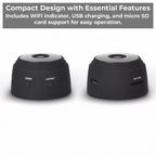 Backup Camera for RVs with Magnetic Quick Mount and Night Vision, 720p Wireless Zanny Home