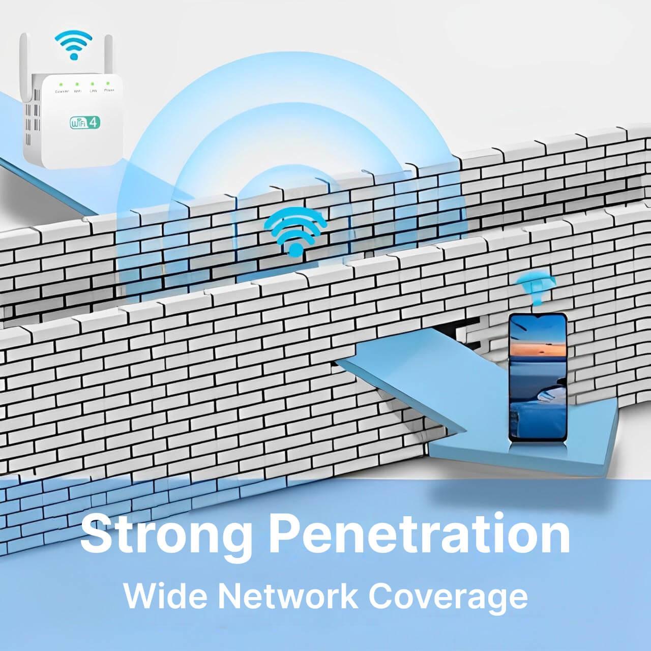 WiFi Range Extender with Dual-Band 802.11ac and Gigabit Ethernet, Easy Plug-In Setup Zanny Home