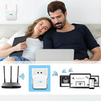 WiFi Range Extender with Dual-Band 802.11ac and Gigabit Ethernet, Easy Plug-In Setup Zanny Home