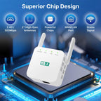 WiFi Range Extender with Dual-Band 802.11ac and Gigabit Ethernet, Easy Plug-In Setup Zanny Home