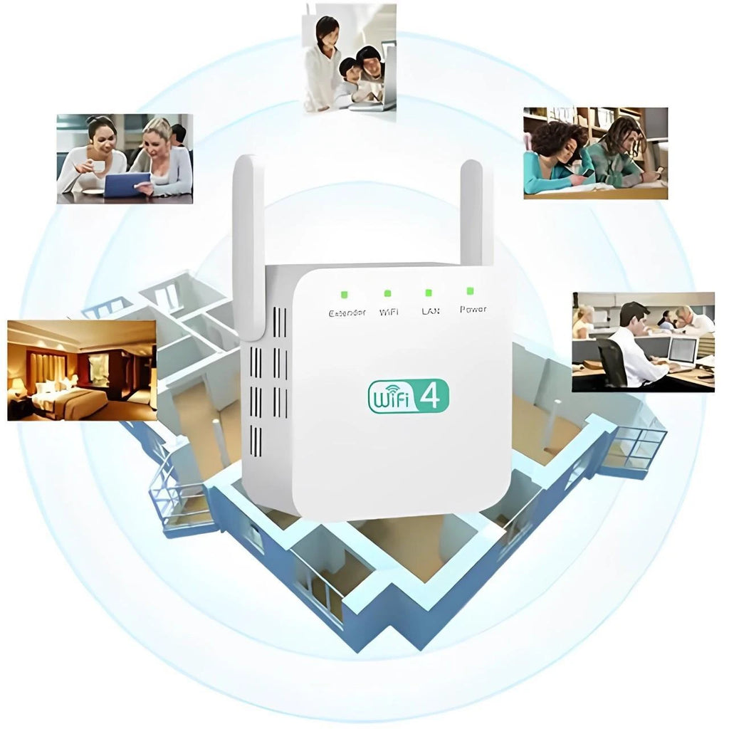 WiFi Range Extender with Dual-Band 802.11ac and Gigabit Ethernet, Easy Plug-In Setup Zanny Home