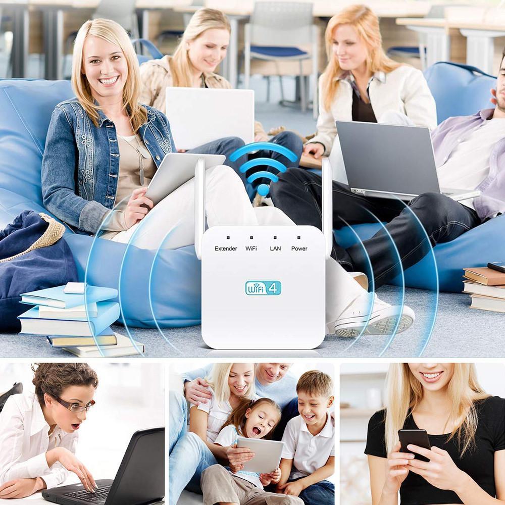 WiFi Range Extender with Dual-Band 802.11ac and Gigabit Ethernet, Easy Plug-In Setup Zanny Home