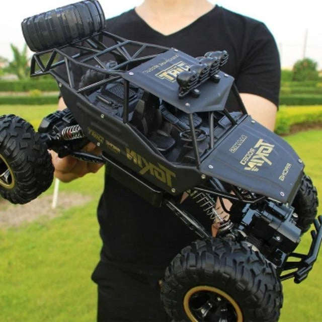 Remote Control Rock Crawler with 50m Range and Shockproof Design, USB Charge, 30min Run Zanny Home