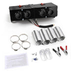 12V Car Heater with 500W PTC Ceramic Element and Dual Switch Control, Four-Outlet Fan Zanny Home
