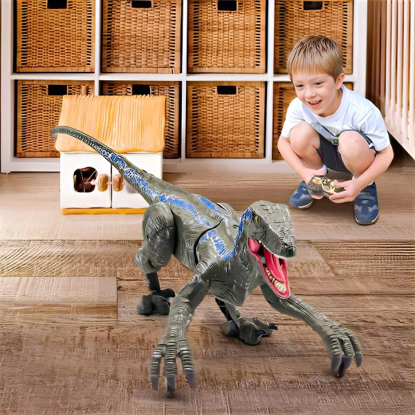 Interactive Dinosaur Toy with 2.4G Remote and Rechargeable Battery, Lifelike Sound Zanny Home
